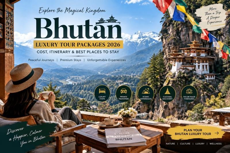 Bhutan Luxury Tour Packages 2026: Cost, Itinerary & Best Places to Stay