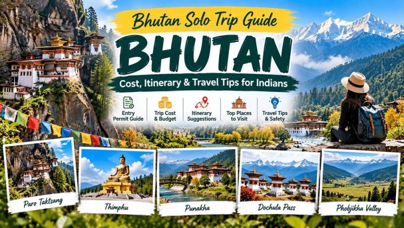 Bhutan Solo Trip Guide: Cost, Itinerary & Travel Tips for Indians