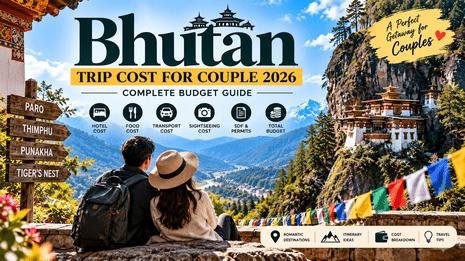 Bhutan Trip Cost for Couples 2026: Complete Budget, Itinerary & Expenses