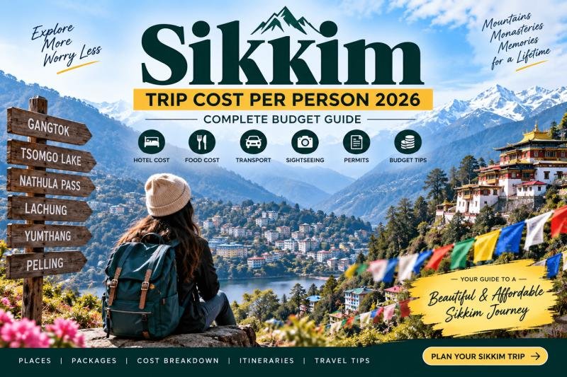 Sikkim Trip Cost Per Person 2026: Complete Budget Guide